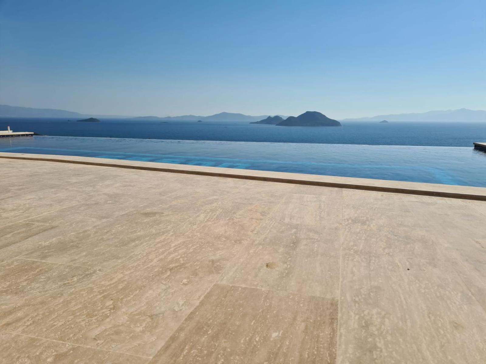 Bodrum Eason Villa & House 350M2 Full Sea View With Private Infinity Pool Экстерьер фото