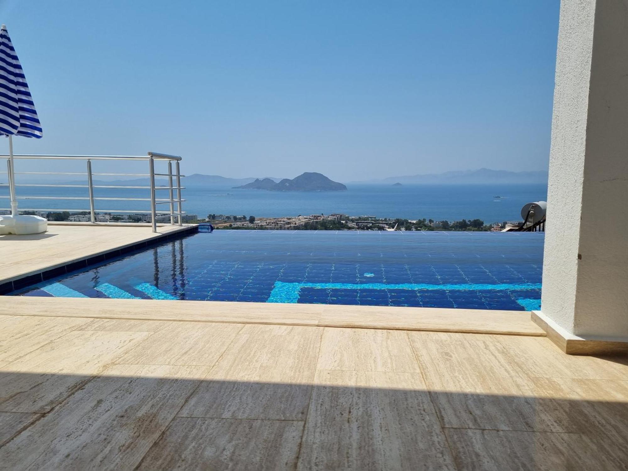Bodrum Eason Villa & House 350M2 Full Sea View With Private Infinity Pool Экстерьер фото