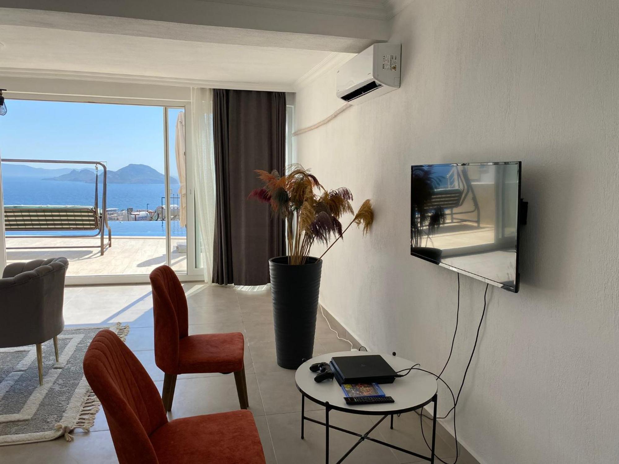 Bodrum Eason Villa & House 350M2 Full Sea View With Private Infinity Pool Экстерьер фото