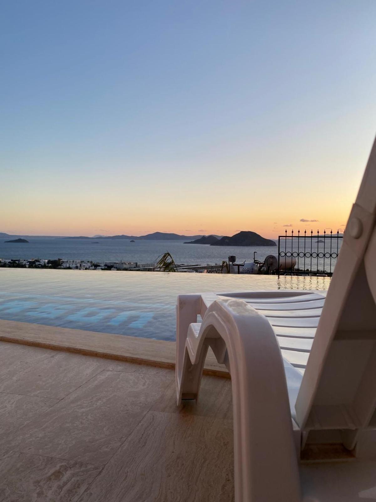 Bodrum Eason Villa & House 350M2 Full Sea View With Private Infinity Pool Экстерьер фото