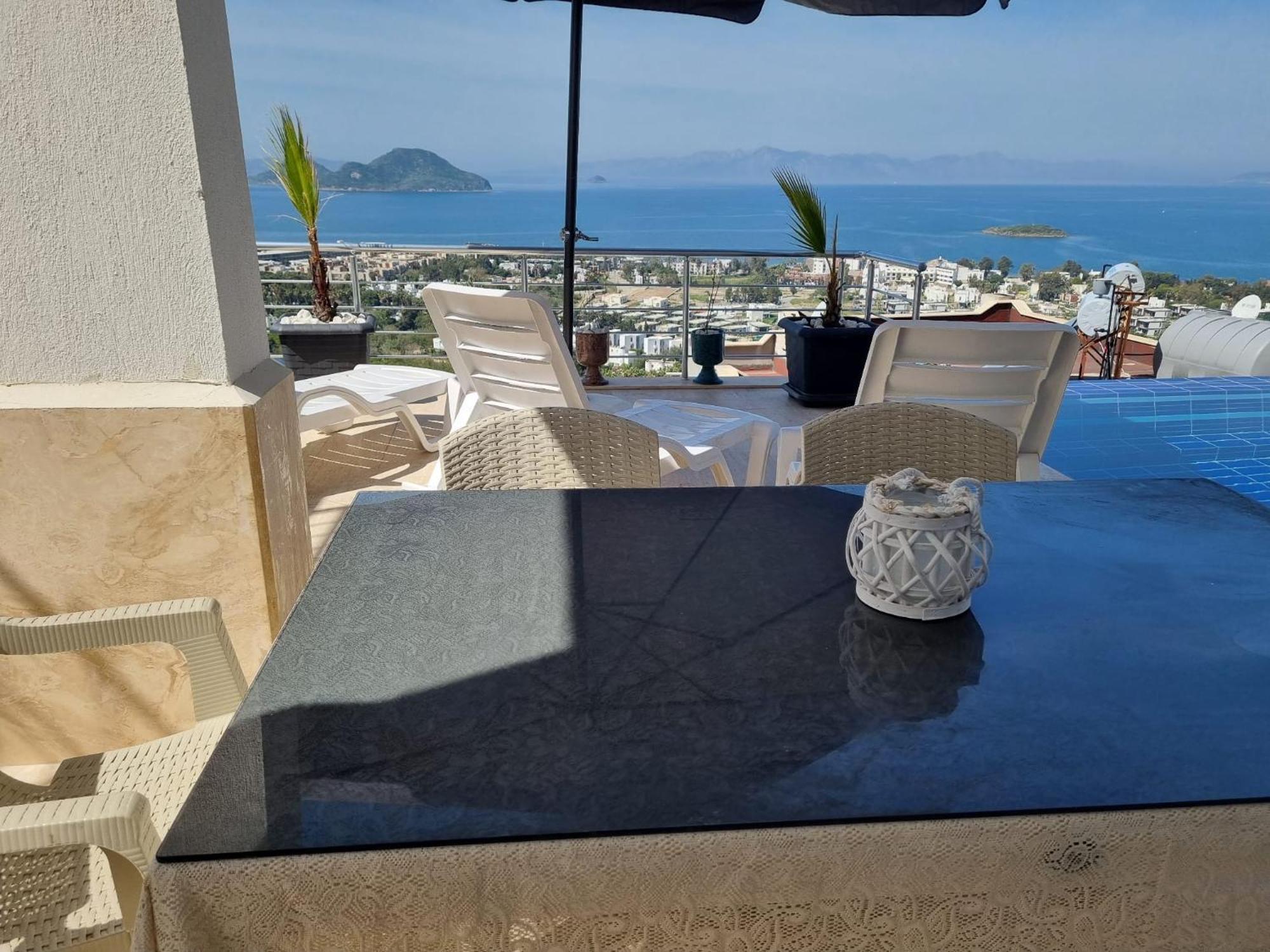 Bodrum Eason Villa & House 350M2 Full Sea View With Private Infinity Pool Экстерьер фото