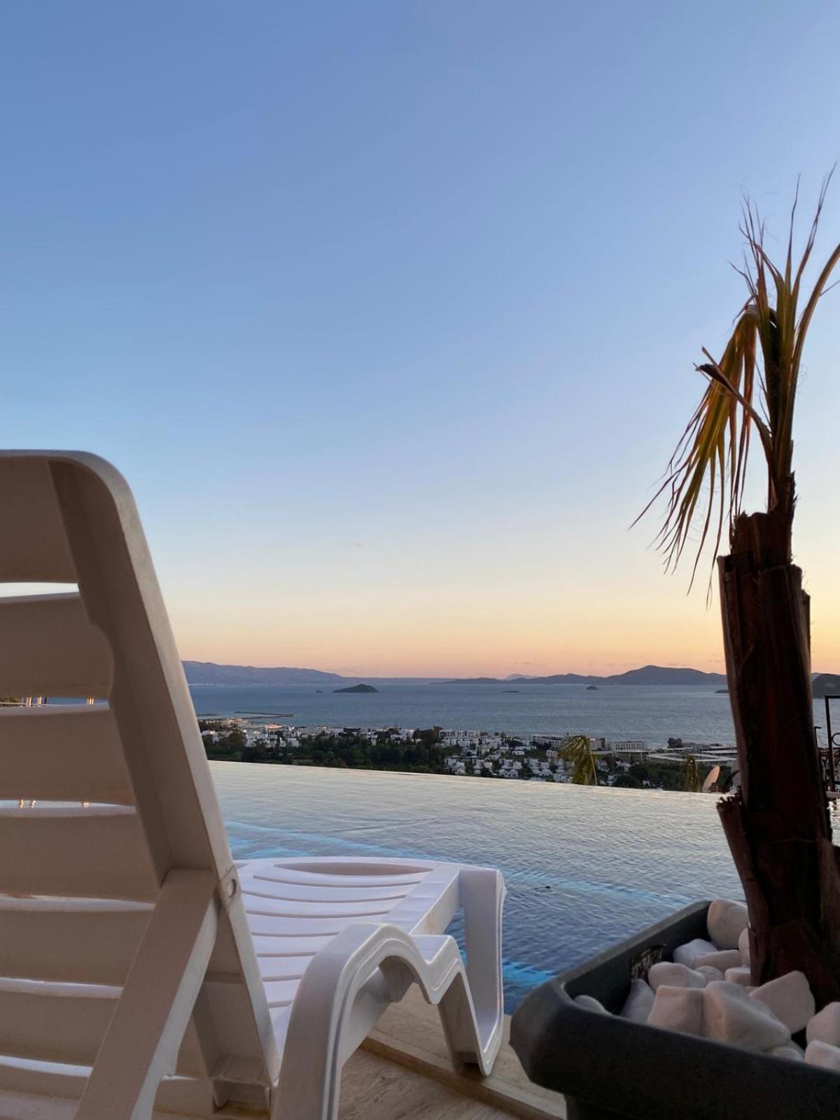 Bodrum Eason Villa & House 350M2 Full Sea View With Private Infinity Pool Экстерьер фото